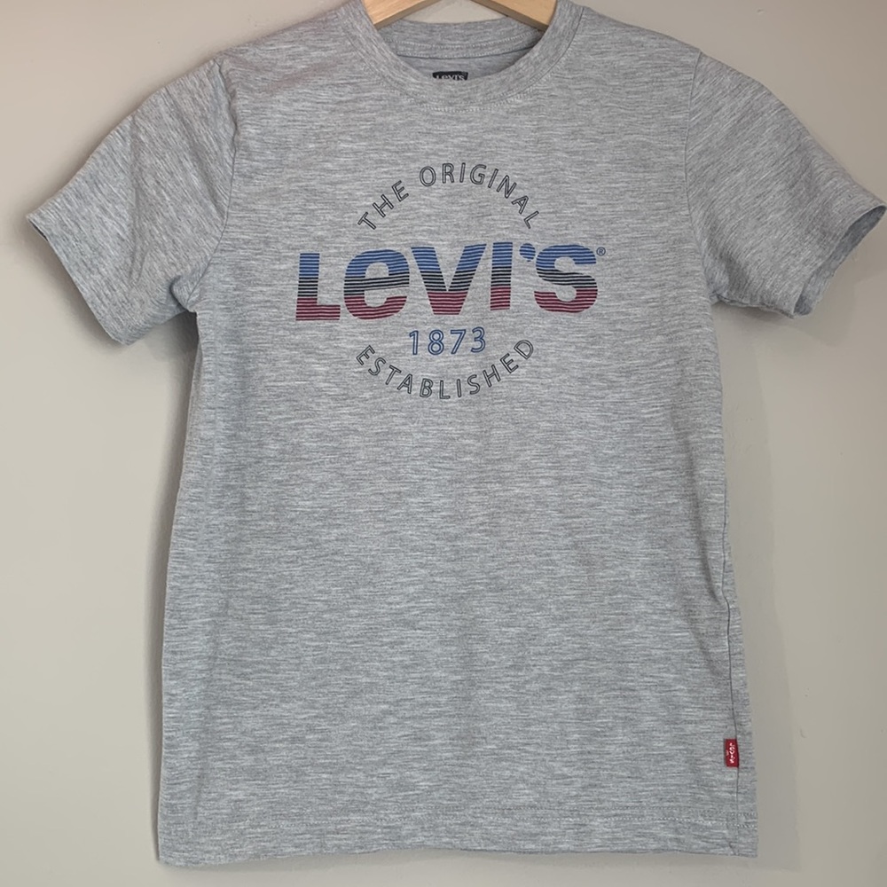 2 pack Boys 7/8 Levi’s Logo T-Shirts - Picture 4 of 11